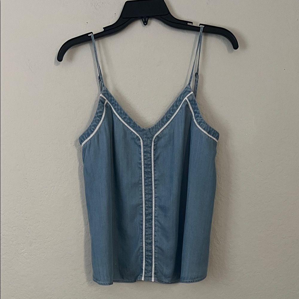 Hinge Women's Blue and white Cami Top in Size S